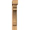 Ekena Millwork Olympic Block Smooth Bracket w/ Offset Brace, Western Red Cedar, 7 1/2"W x 36"D x 44"H BKT0806X36X44OLY05SWR - alternate 3